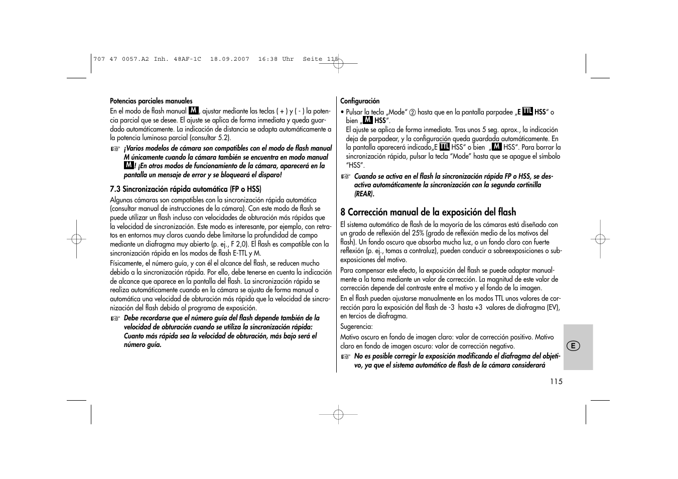 Metz MECABLITZ 48 AF-1 digital Canon User Manual | Page 115 / 136
