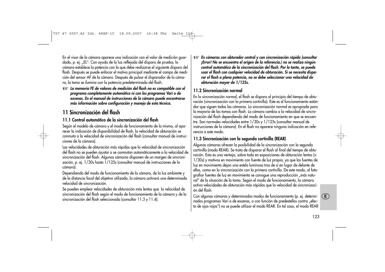 Metz MECABLITZ 48 AF-1 digital Canon User Manual | Page 123 / 136