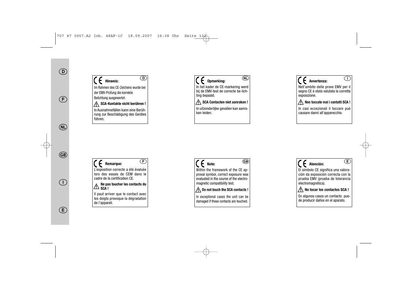 Metz MECABLITZ 48 AF-1 digital Canon User Manual | Page 132 / 136