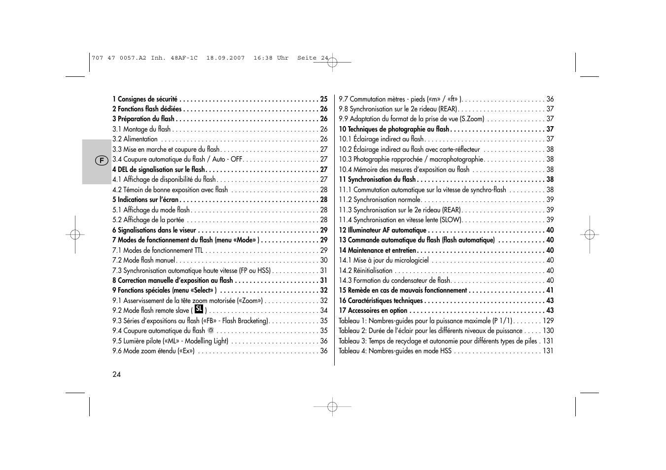 Metz MECABLITZ 48 AF-1 digital Canon User Manual | Page 24 / 136