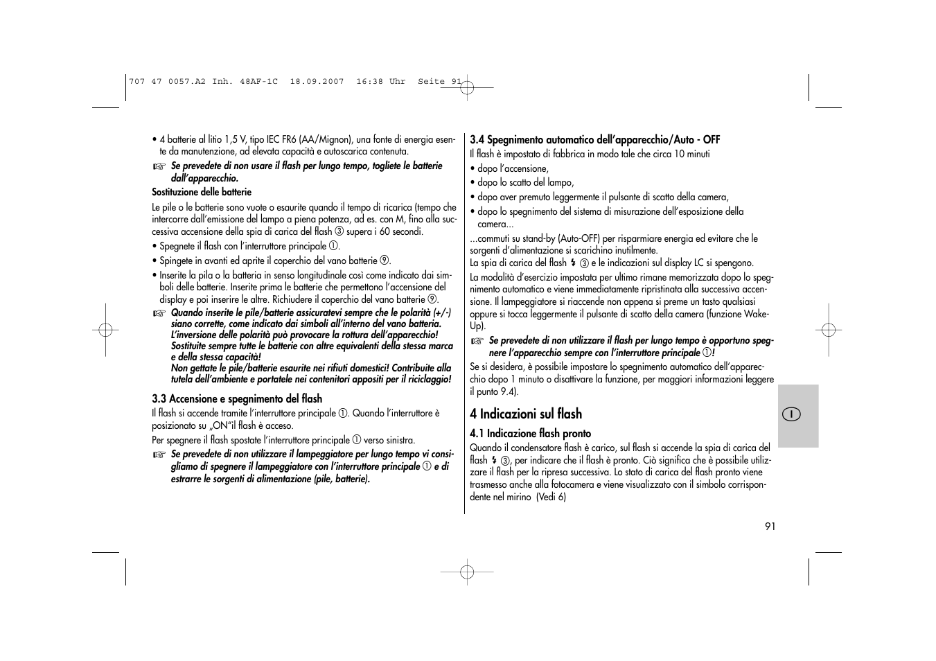 Metz MECABLITZ 48 AF-1 digital Canon User Manual | Page 91 / 136