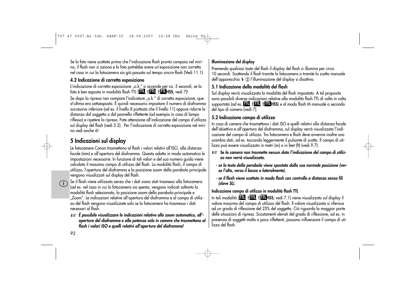 Metz MECABLITZ 48 AF-1 digital Canon User Manual | Page 92 / 136