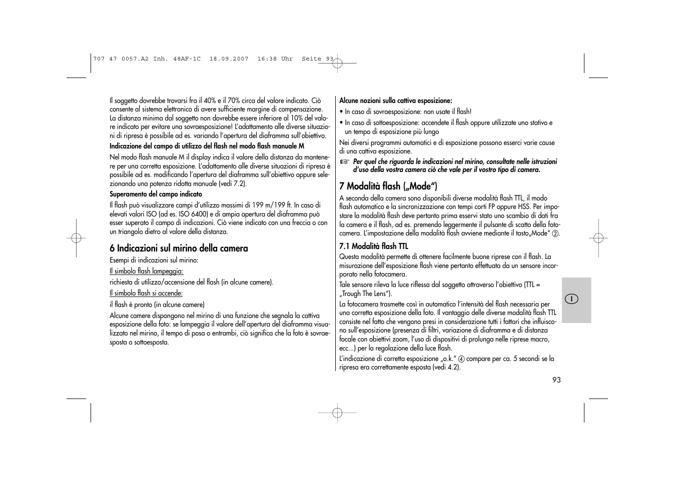 Metz MECABLITZ 48 AF-1 digital Canon User Manual | Page 93 / 136