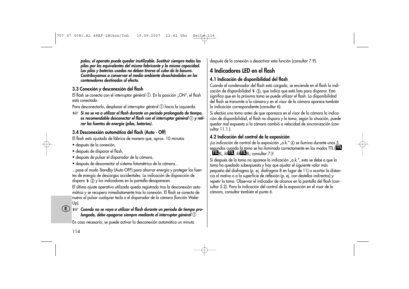 Metz MECABLITZ 48 AF-1 digital Nikon User Manual | Page 114 / 139