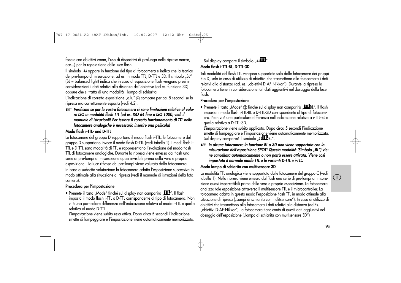 Metz MECABLITZ 48 AF-1 digital Nikon User Manual | Page 95 / 139