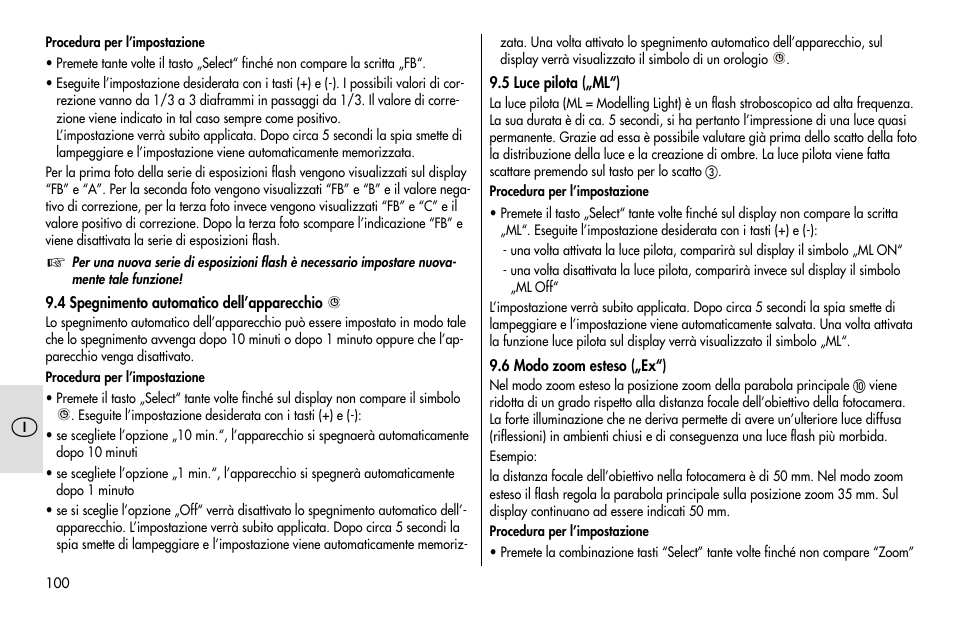 Metz MECABLITZ 48 AF-1 digital Pentax User Manual | Page 100 / 140