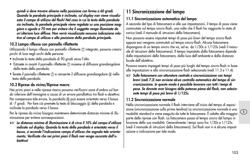 Metz MECABLITZ 48 AF-1 digital Pentax User Manual | Page 103 / 140