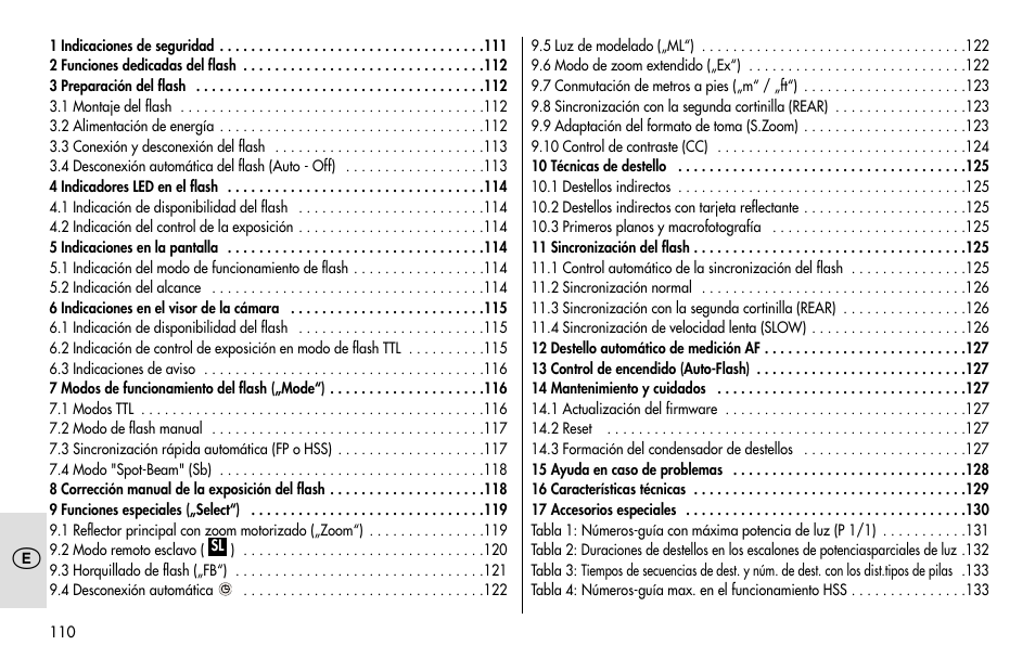Metz MECABLITZ 48 AF-1 digital Pentax User Manual | Page 110 / 140