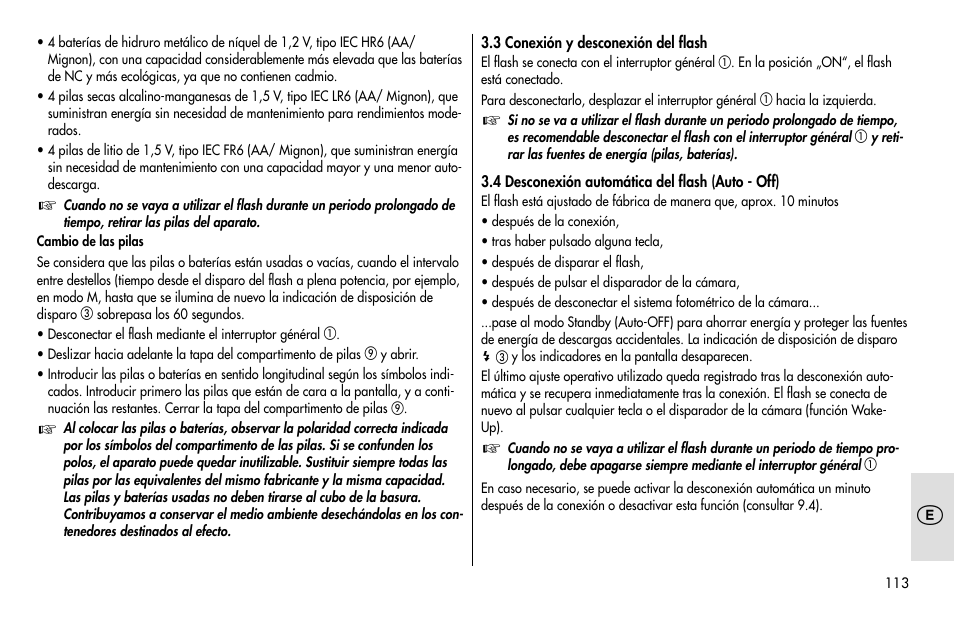 Metz MECABLITZ 48 AF-1 digital Pentax User Manual | Page 113 / 140