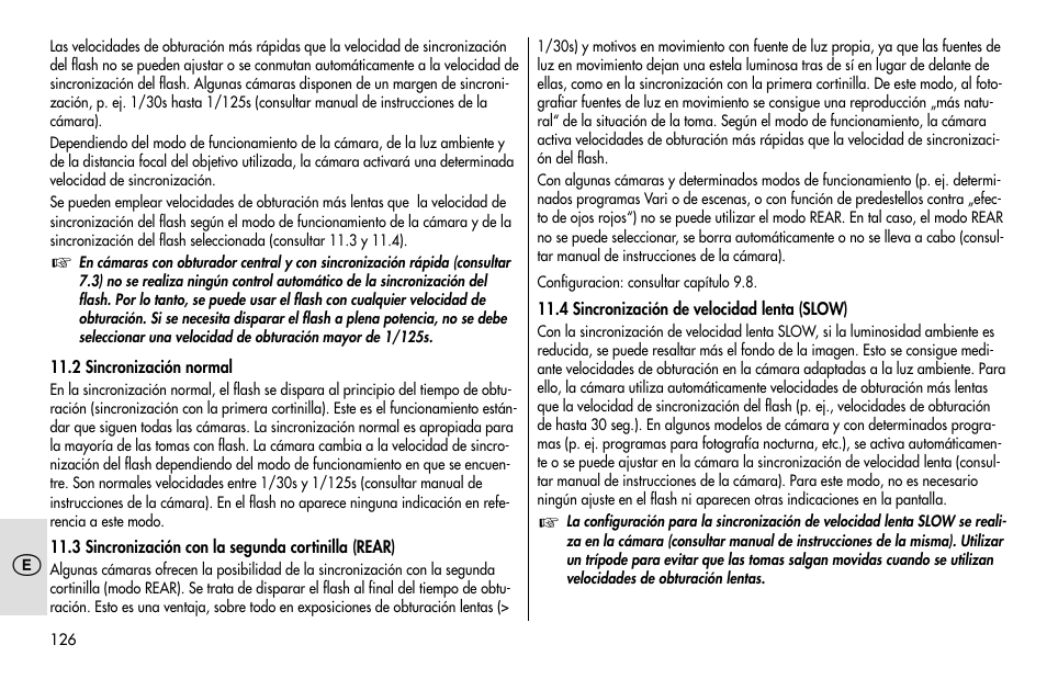 Metz MECABLITZ 48 AF-1 digital Pentax User Manual | Page 126 / 140