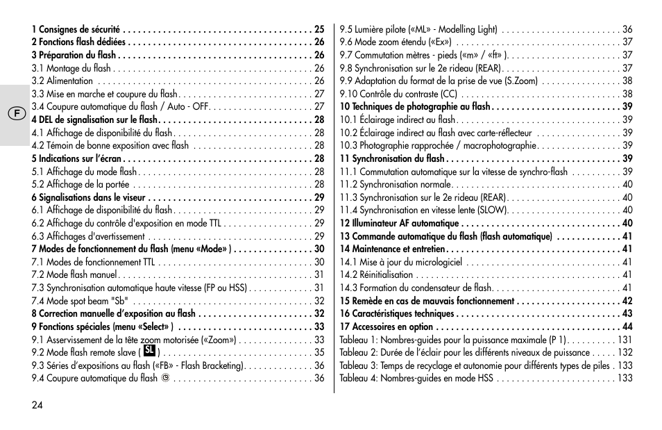 Metz MECABLITZ 48 AF-1 digital Pentax User Manual | Page 24 / 140