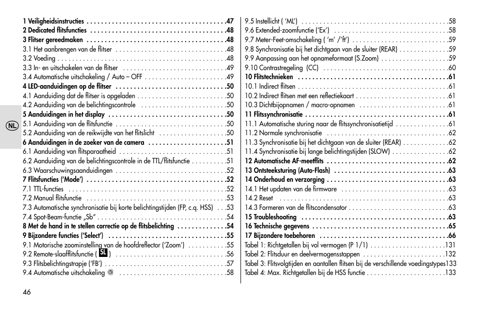 Metz MECABLITZ 48 AF-1 digital Pentax User Manual | Page 46 / 140