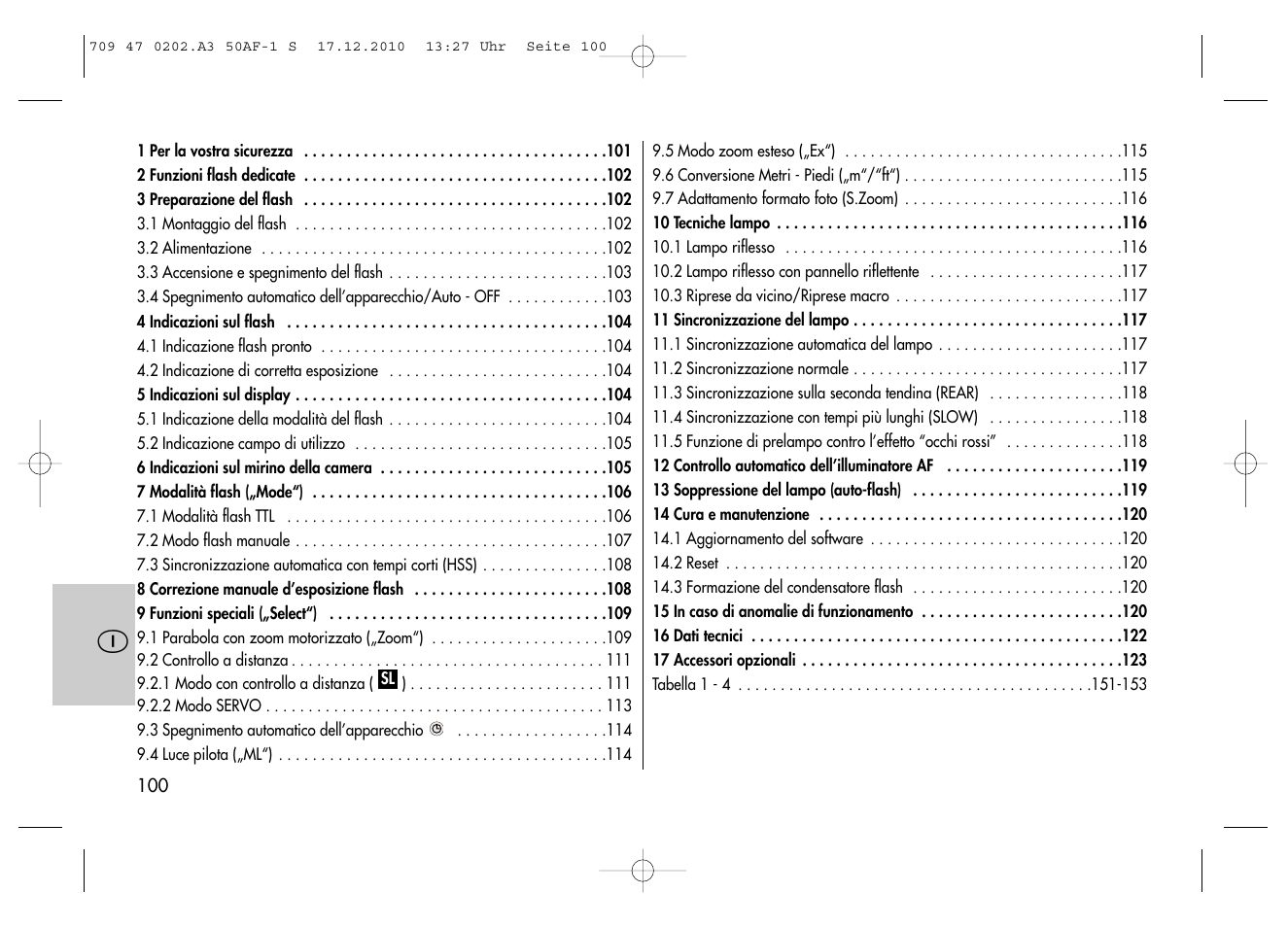 Metz MECABLITZ 50 AF-1 digital Sony User Manual | Page 100 / 158