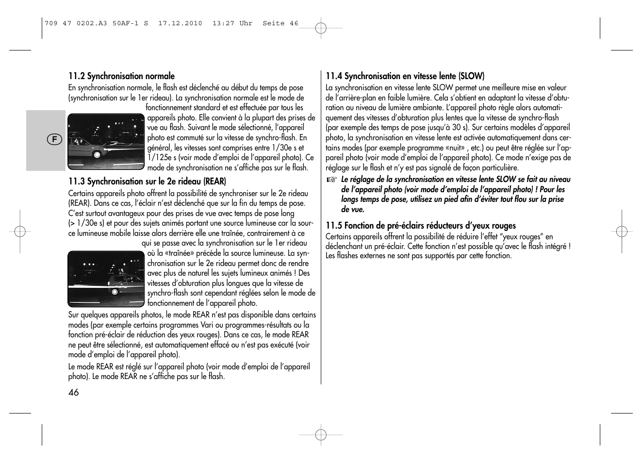 Metz MECABLITZ 50 AF-1 digital Sony User Manual | Page 46 / 158