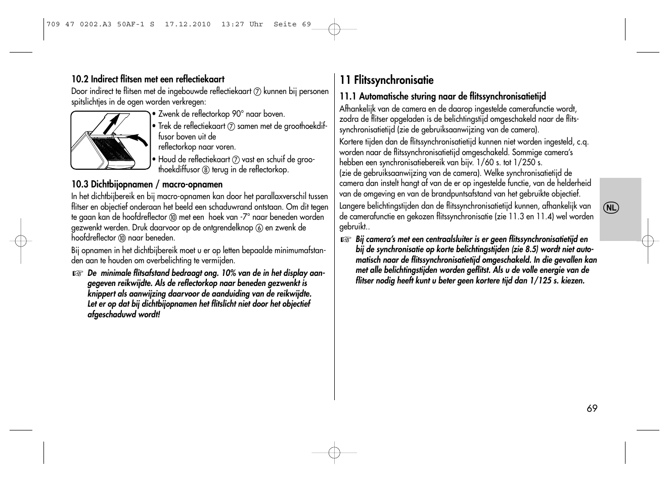 Metz MECABLITZ 50 AF-1 digital Sony User Manual | Page 69 / 158