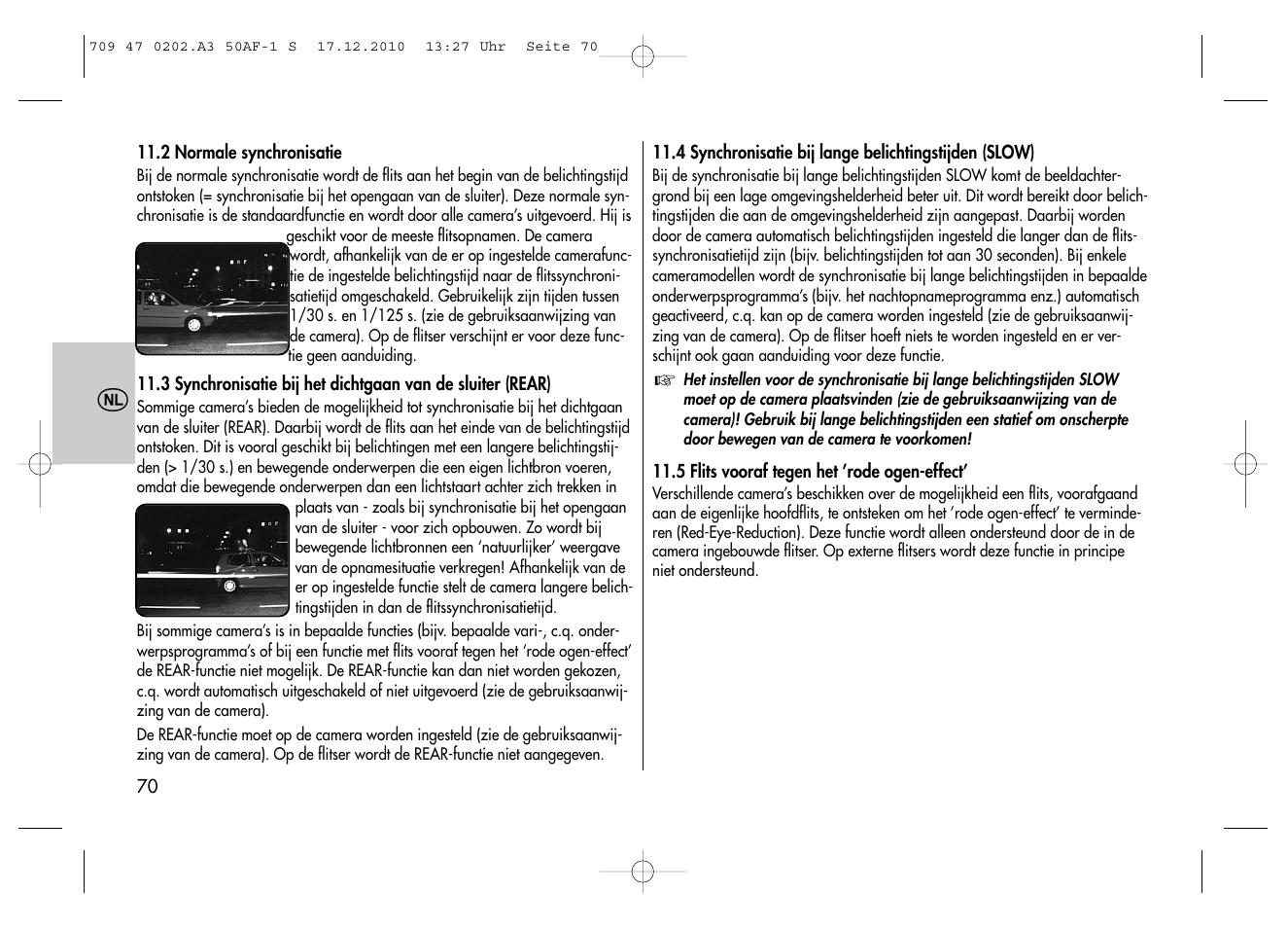 Metz MECABLITZ 50 AF-1 digital Sony User Manual | Page 70 / 158