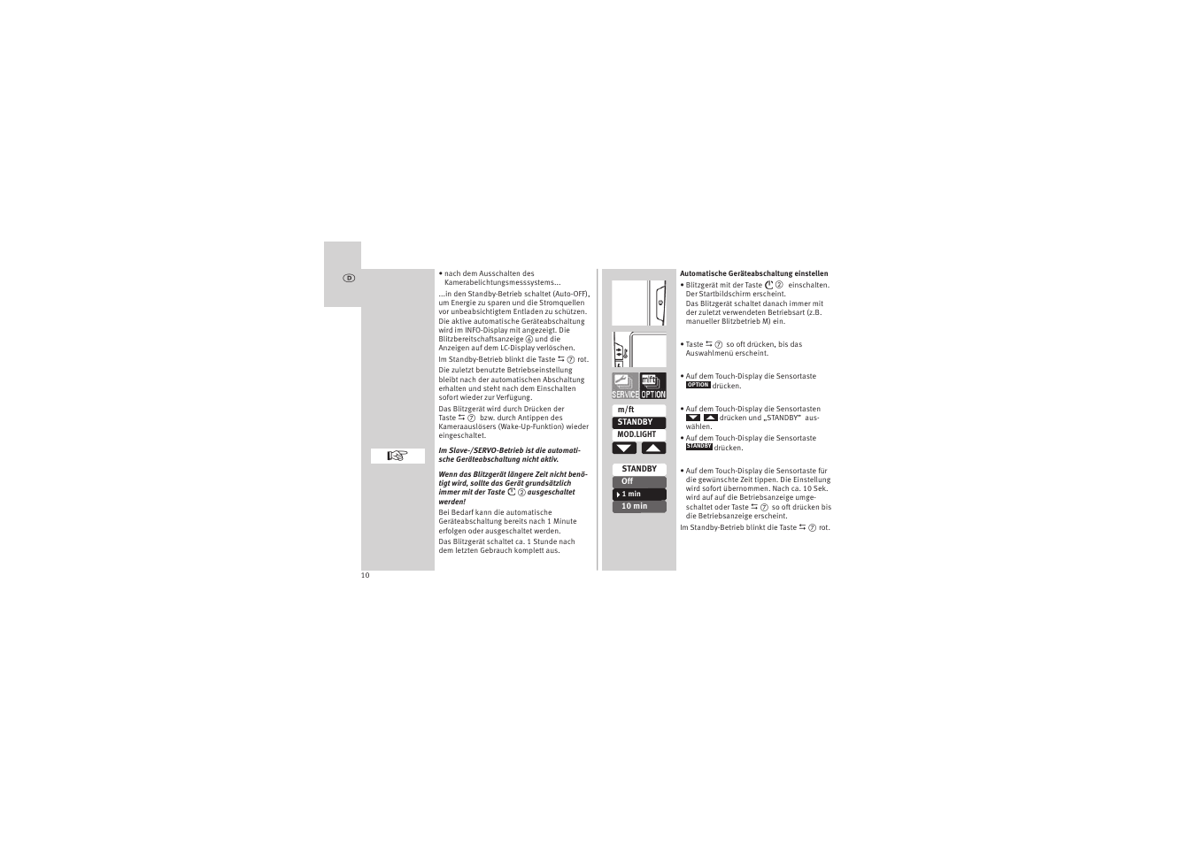 Metz MECABLITZ 52 AF-1 digital Canon User Manual | Page 10 / 294