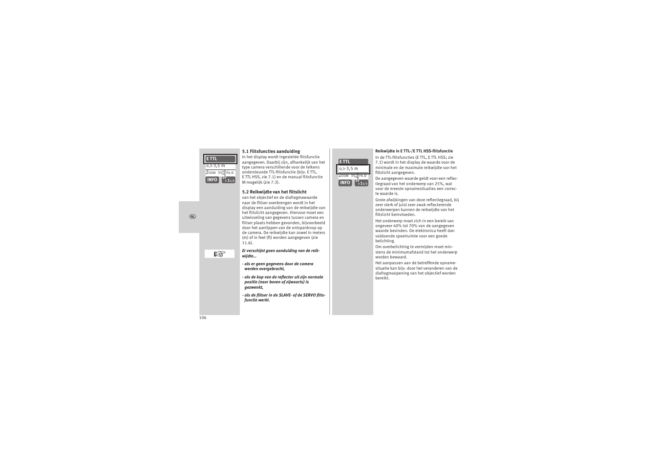 Metz MECABLITZ 52 AF-1 digital Canon User Manual | Page 106 / 294