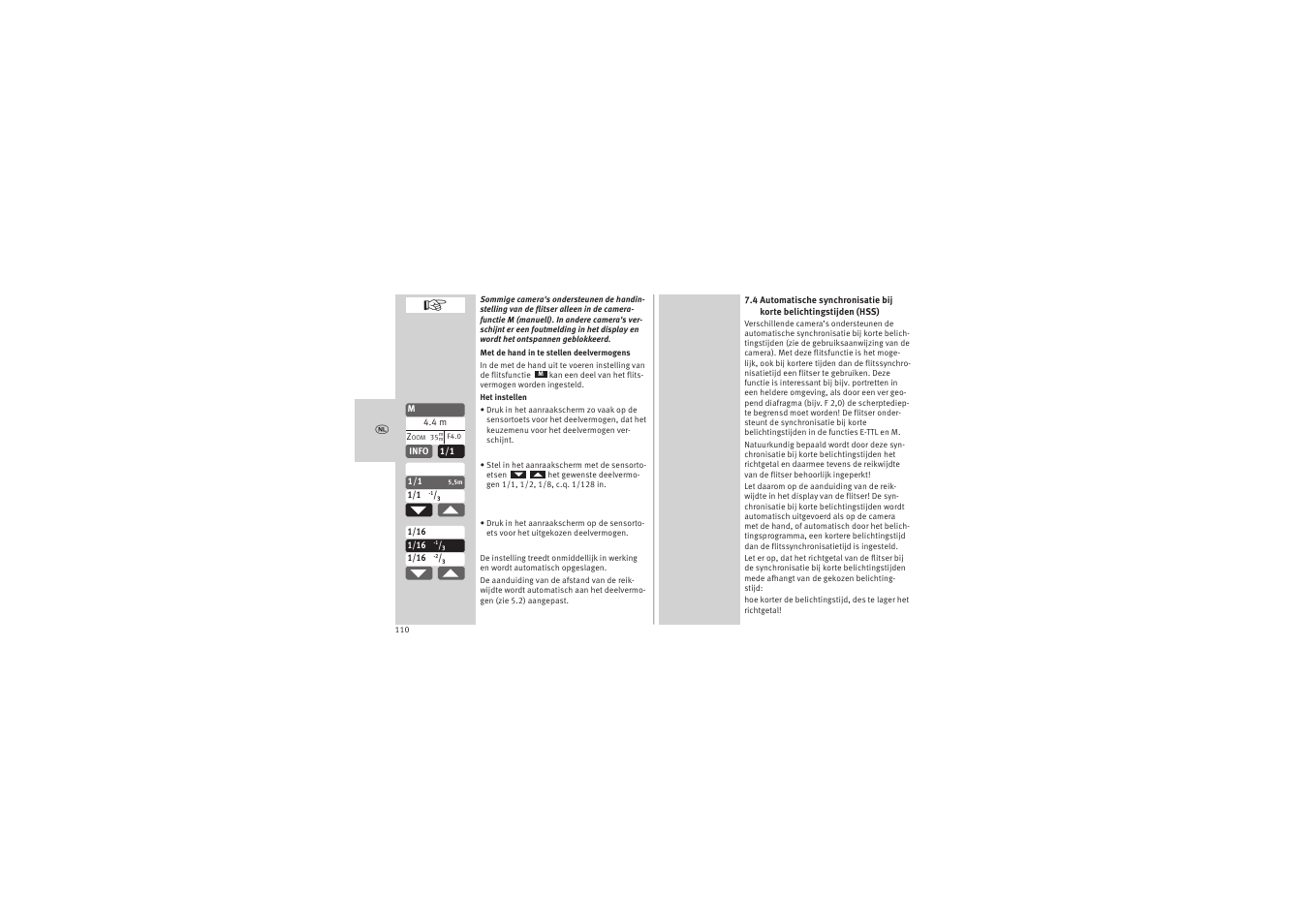 Metz MECABLITZ 52 AF-1 digital Canon User Manual | Page 110 / 294