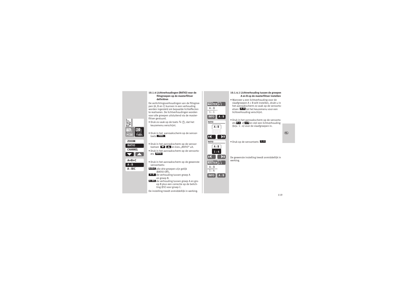 Metz MECABLITZ 52 AF-1 digital Canon User Manual | Page 119 / 294