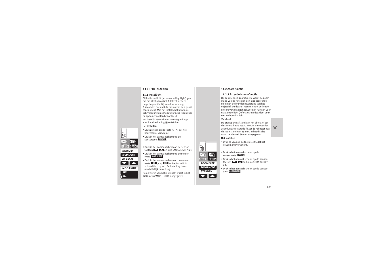 Metz MECABLITZ 52 AF-1 digital Canon User Manual | Page 127 / 294
