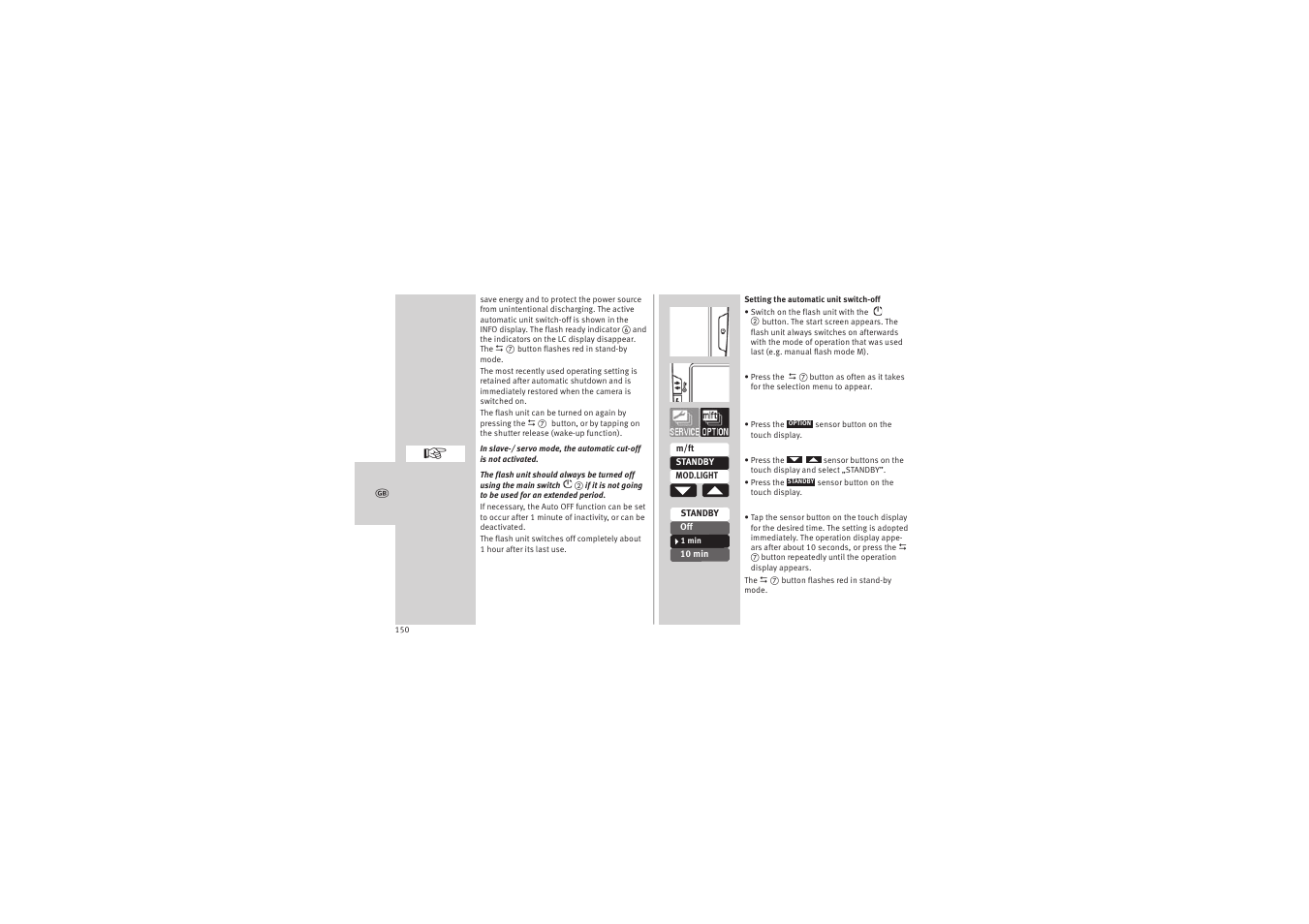 Metz MECABLITZ 52 AF-1 digital Canon User Manual | Page 150 / 294