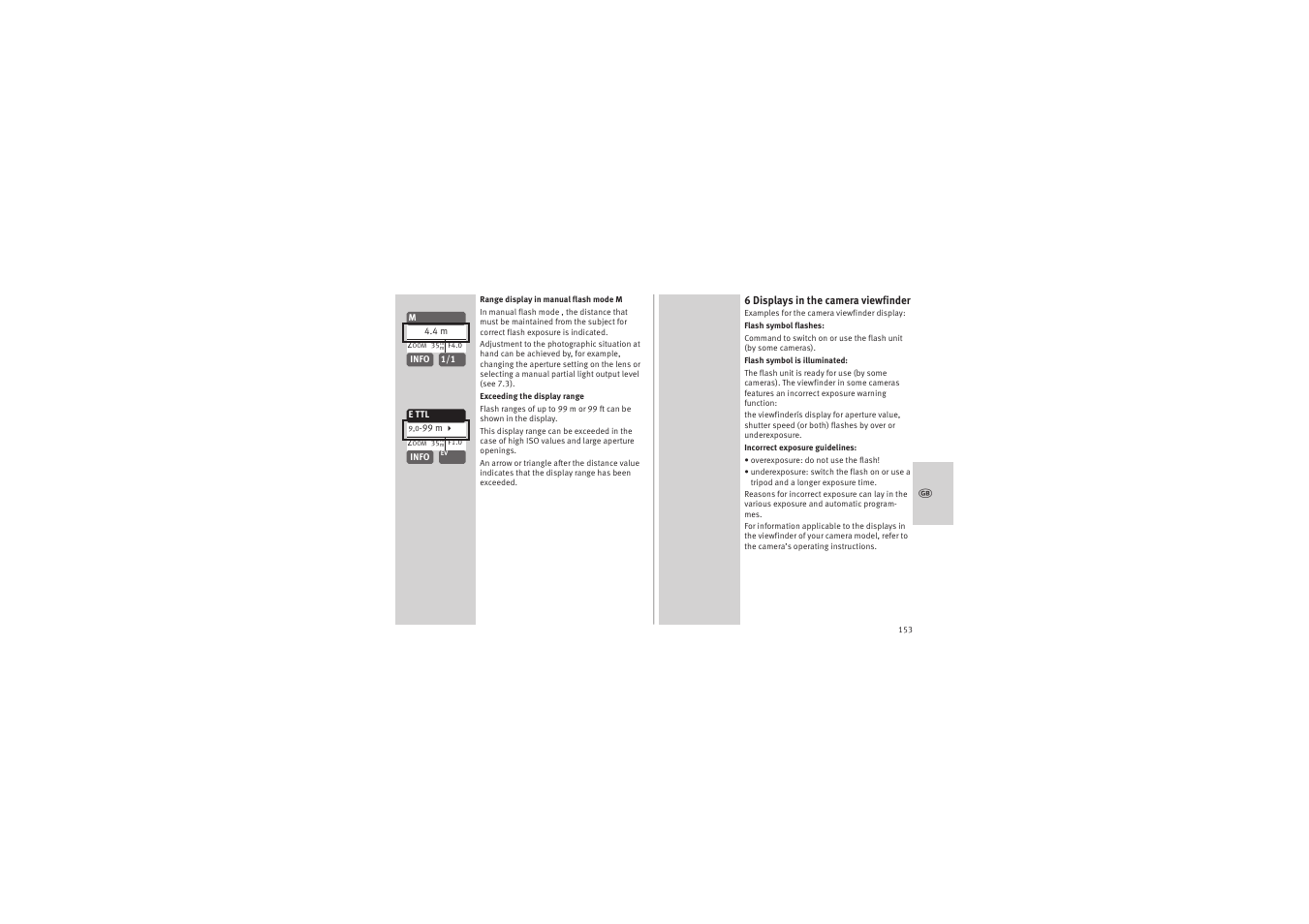 Metz MECABLITZ 52 AF-1 digital Canon User Manual | Page 153 / 294