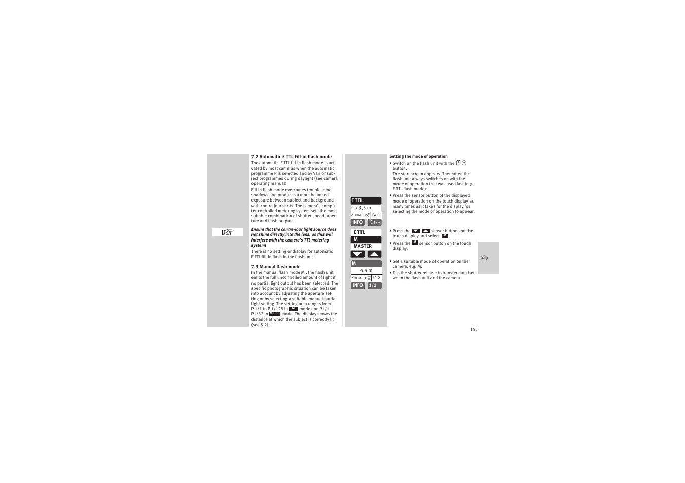 Metz MECABLITZ 52 AF-1 digital Canon User Manual | Page 155 / 294