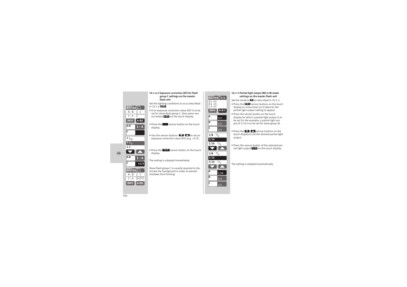 Metz MECABLITZ 52 AF-1 digital Canon User Manual | Page 166 / 294
