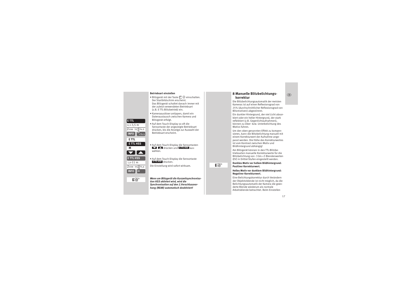 Metz MECABLITZ 52 AF-1 digital Canon User Manual | Page 17 / 294