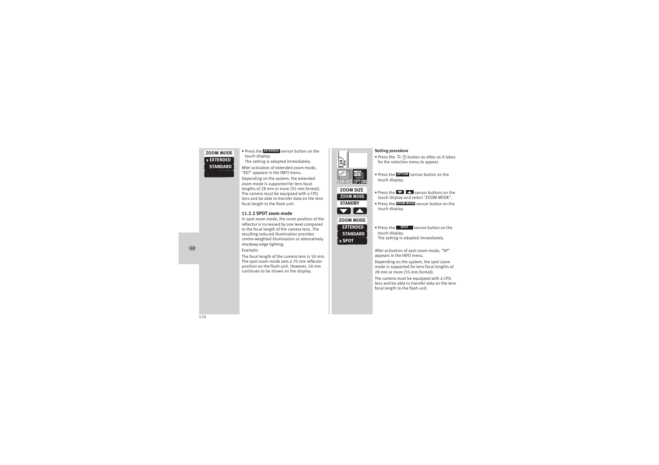 Metz MECABLITZ 52 AF-1 digital Canon User Manual | Page 174 / 294