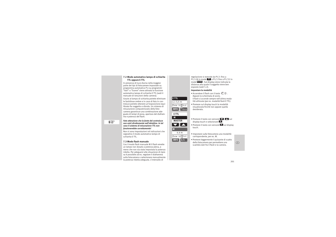 Metz MECABLITZ 52 AF-1 digital Canon User Manual | Page 201 / 294