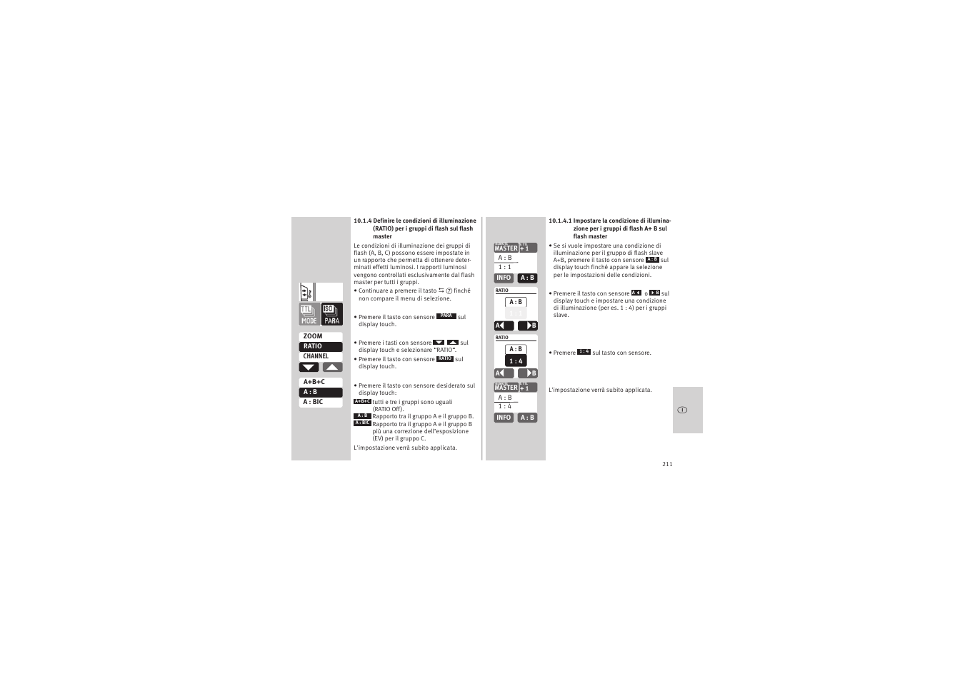 Metz MECABLITZ 52 AF-1 digital Canon User Manual | Page 211 / 294