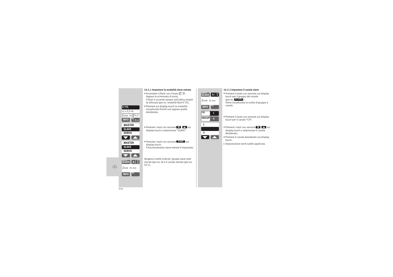 Metz MECABLITZ 52 AF-1 digital Canon User Manual | Page 214 / 294