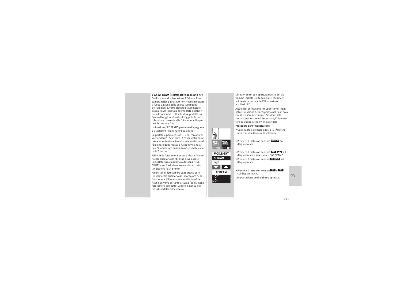 Metz MECABLITZ 52 AF-1 digital Canon User Manual | Page 223 / 294