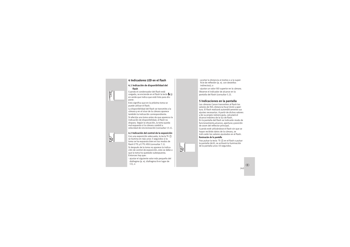 Metz MECABLITZ 52 AF-1 digital Canon User Manual | Page 243 / 294