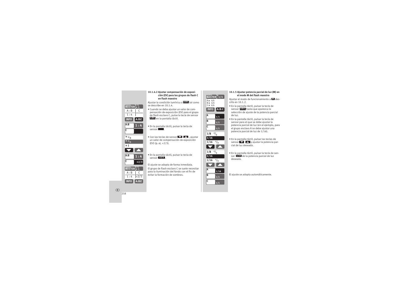 Metz MECABLITZ 52 AF-1 digital Canon User Manual | Page 258 / 294