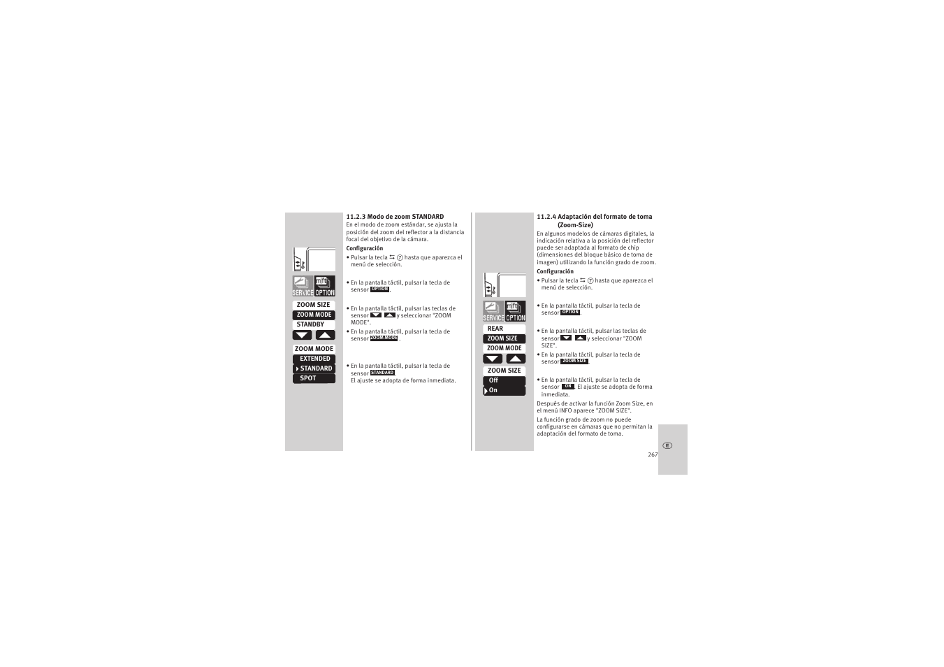 Metz MECABLITZ 52 AF-1 digital Canon User Manual | Page 267 / 294