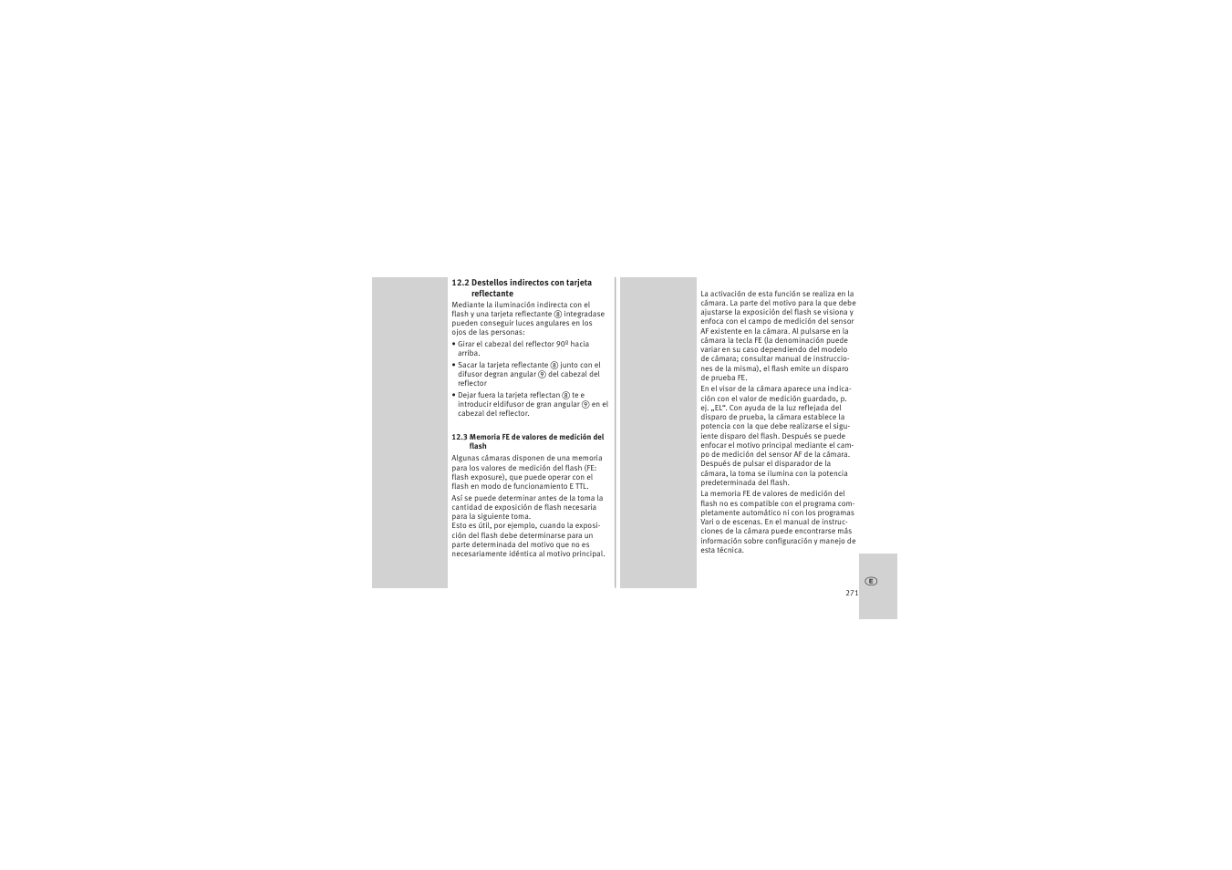 Metz MECABLITZ 52 AF-1 digital Canon User Manual | Page 271 / 294
