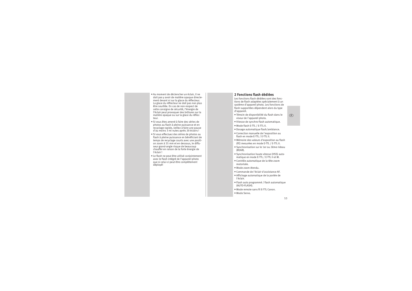 Metz MECABLITZ 52 AF-1 digital Canon User Manual | Page 53 / 294
