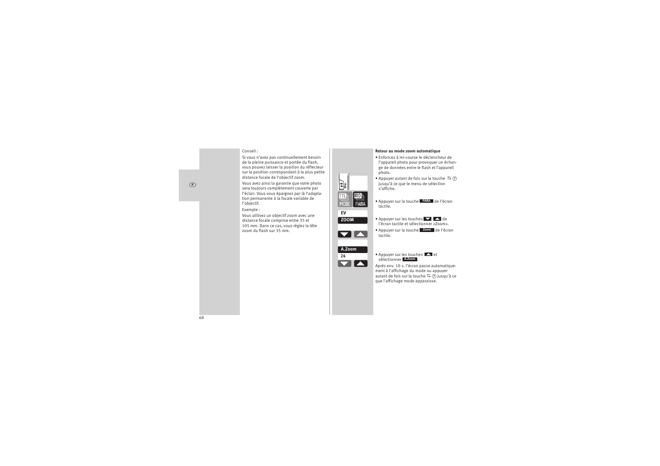 Metz MECABLITZ 52 AF-1 digital Canon User Manual | Page 68 / 294