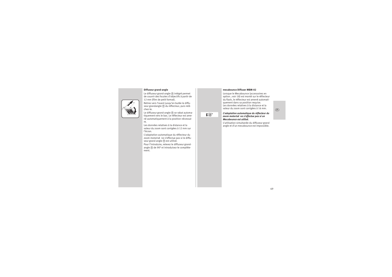 Metz MECABLITZ 52 AF-1 digital Canon User Manual | Page 69 / 294