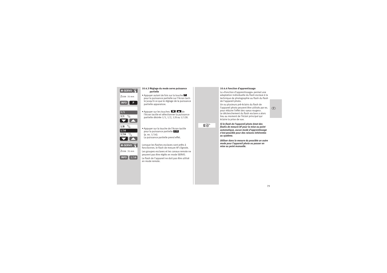 Metz MECABLITZ 52 AF-1 digital Canon User Manual | Page 79 / 294