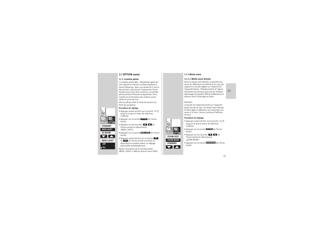 Metz MECABLITZ 52 AF-1 digital Canon User Manual | Page 81 / 294