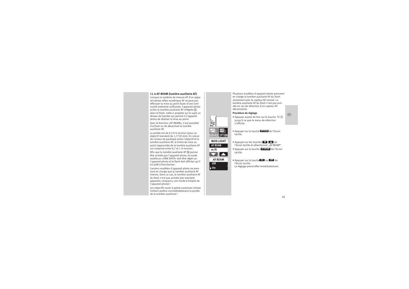 Metz MECABLITZ 52 AF-1 digital Canon User Manual | Page 85 / 294