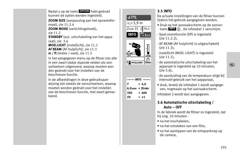 Metz MECABLITZ 52 AF-1 digital Nikon User Manual | Page 101 / 286