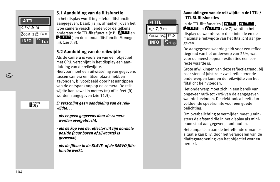 Metz MECABLITZ 52 AF-1 digital Nikon User Manual | Page 104 / 286