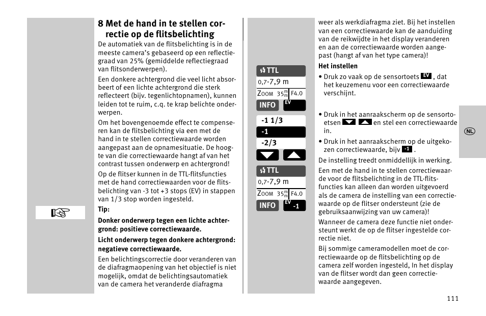 Metz MECABLITZ 52 AF-1 digital Nikon User Manual | Page 111 / 286