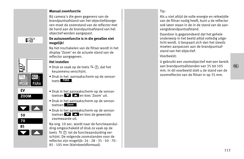 Metz MECABLITZ 52 AF-1 digital Nikon User Manual | Page 113 / 286