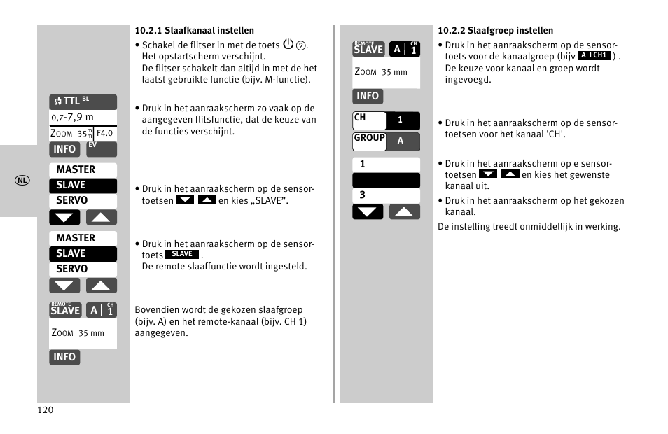 Metz MECABLITZ 52 AF-1 digital Nikon User Manual | Page 120 / 286